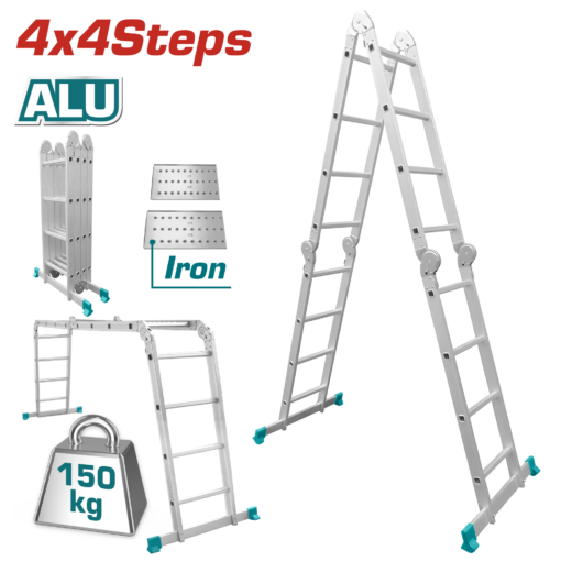 سلم ألمونيوم متعدد 4×4 - THLAD04441